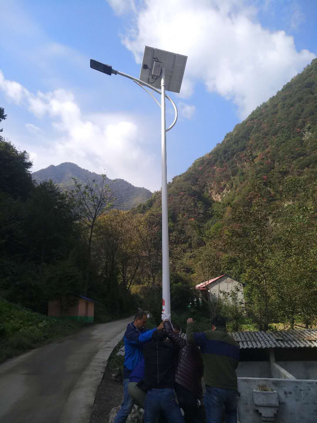 酒泉道路太陽能路燈,太陽能路燈